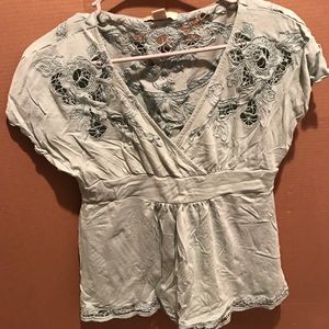Forever 21 short sleeve blouse